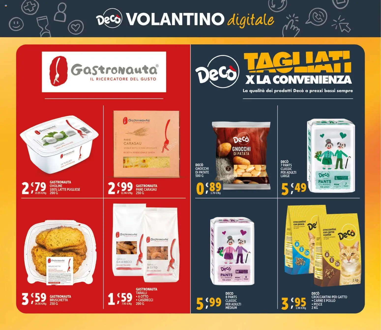 Volantino Decò del 11.02.2026 | Pagina: 36 | Prodotti: Pesce, Patate, Taralli, Gnocchi
