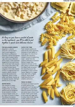 Preview of Tesco - Magazine - April 2026 valid from 01.04.2026 | Page: 61 | Products: Spaghetti, Cheese, Eggs, Pasta