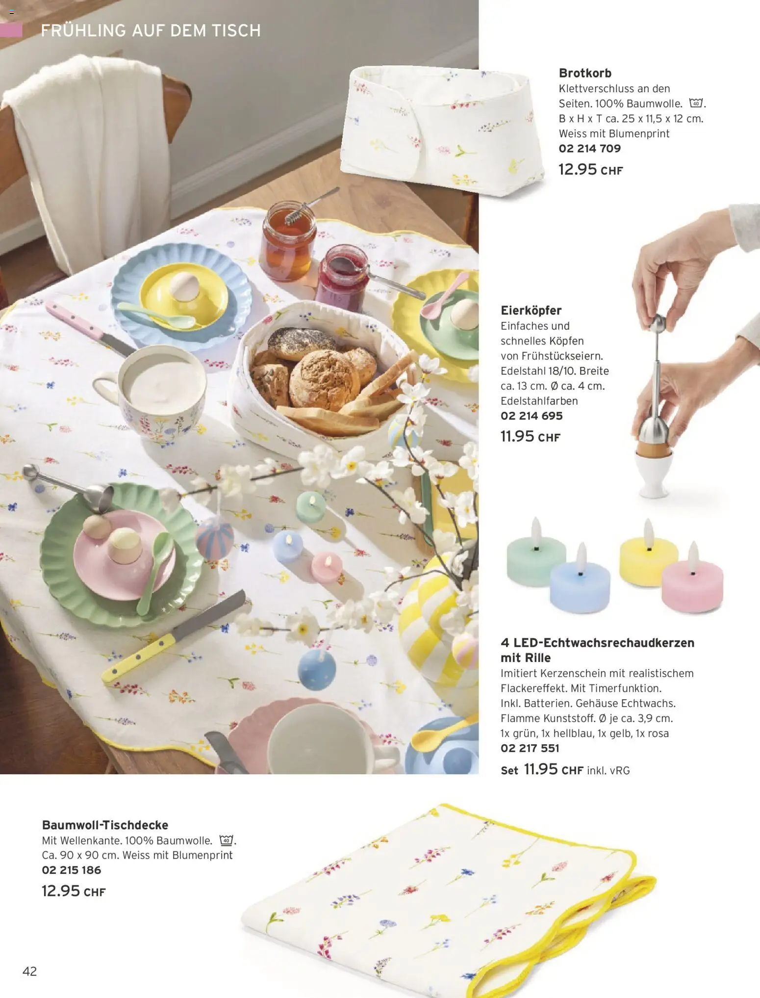 Tchibo Aktionen – gültig ab 24.02.2026 | Seite: 42 | Produkte: Tisch