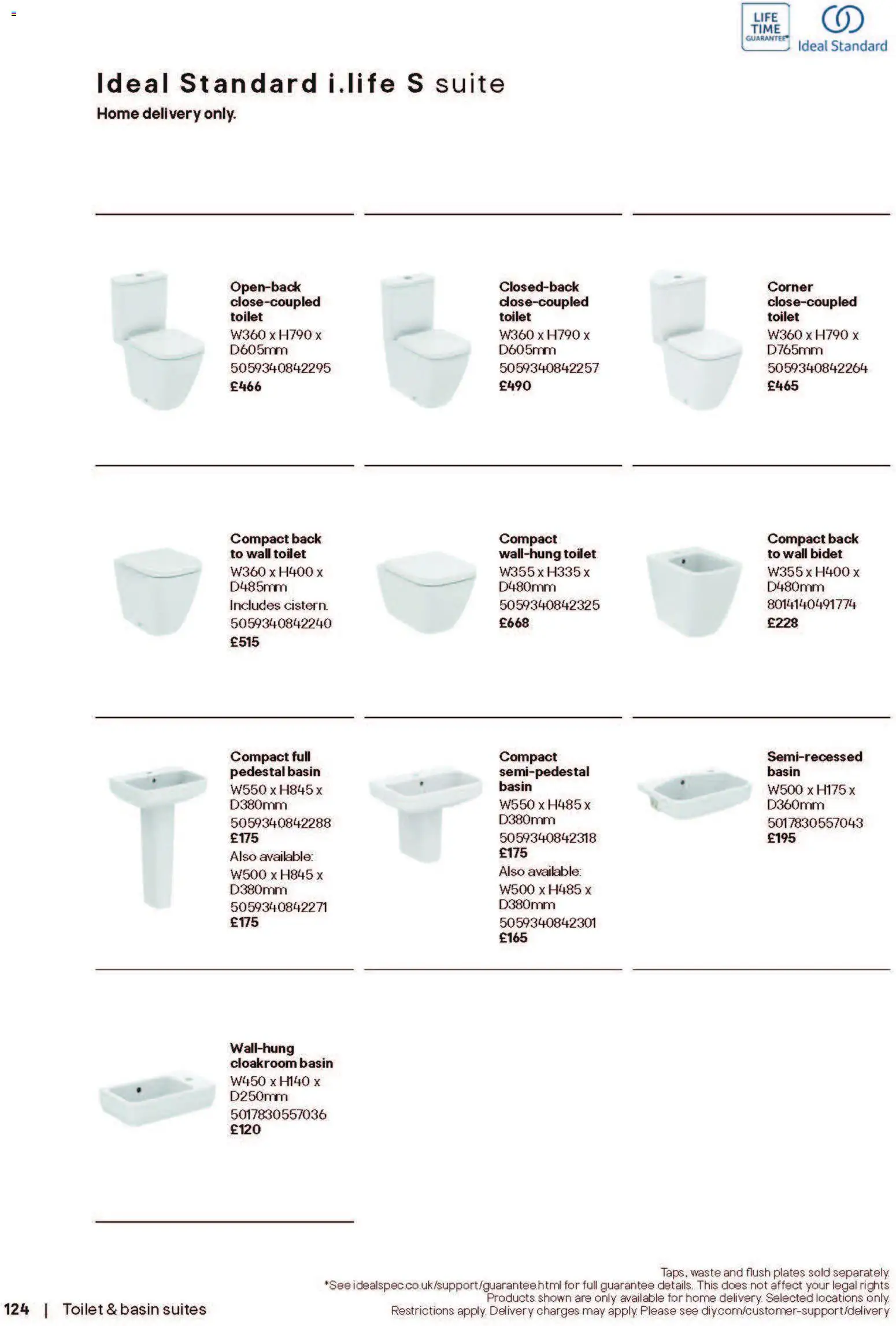 {H1} | Page: 124 | Products: Toilet