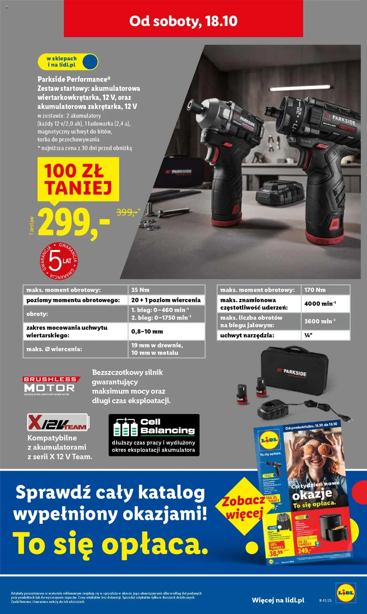 Lidl Gazetka od 16.10.2025 | Strona: 17 | Produkty: Ładowarka, Torba