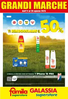 Anteprima del volantino Galassia Grandi Marche catalogo valido a partire dal 11.08.2025