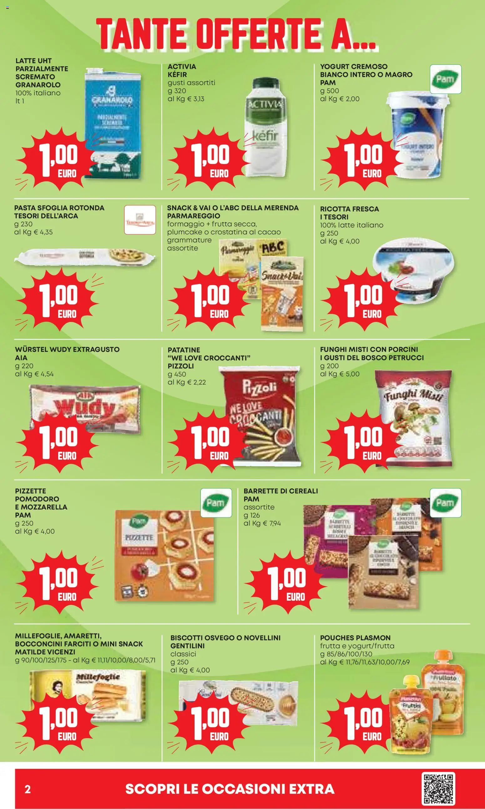 Volantino Panorama del 06.11.2025 | Pagina: 2 | Prodotti: Latte, Formaggio, Pasta, Wurstel