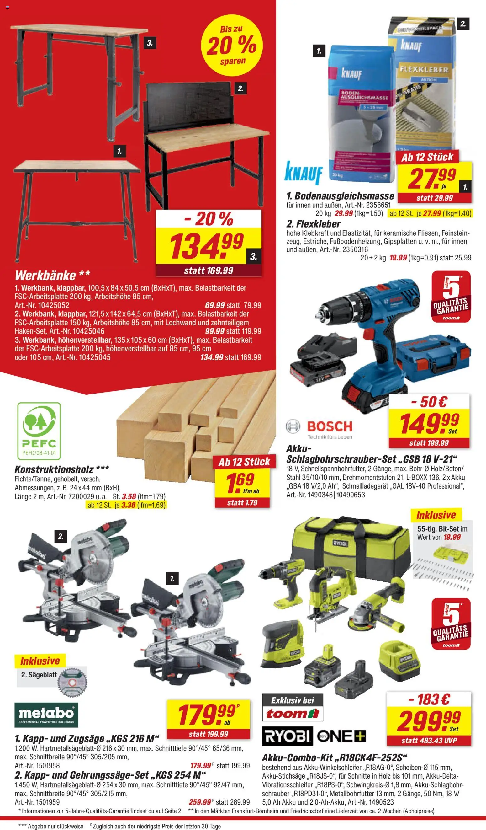 Toom Baumarkt Prospekt 	 – gültig ab 04.04.2026 | Seite: 18 | Produkte: Bosch