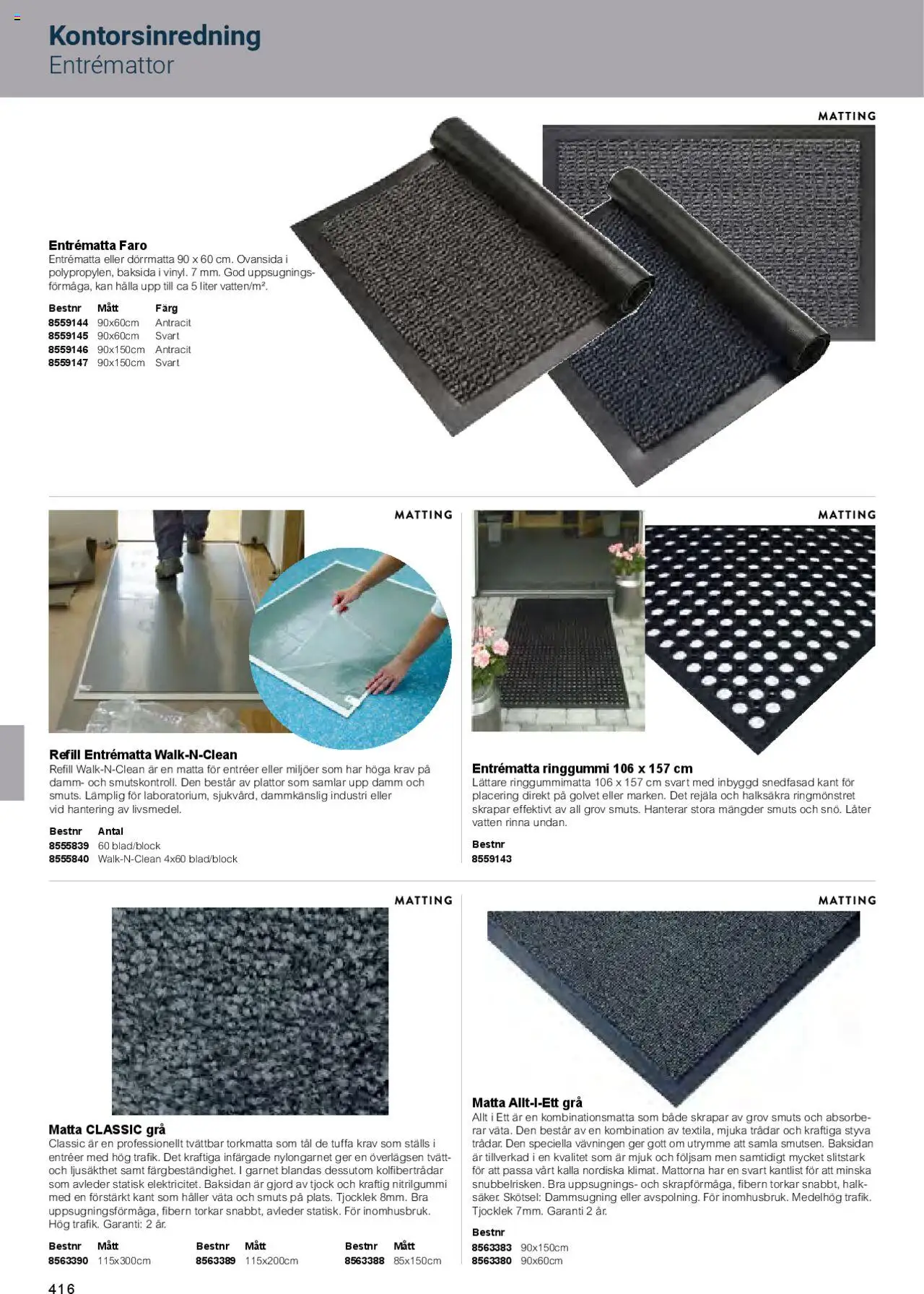 Office Depot reklamblad aktuell från 01.02.2025 | Sida: 418 | Produkter: Matta, Dörrmatta