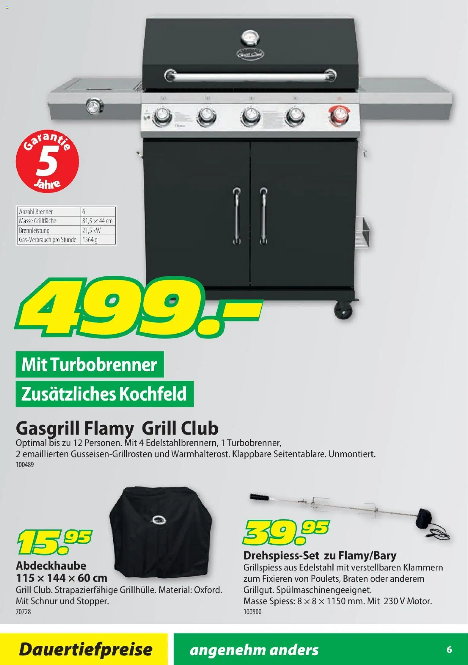 Landi Aktionen Grillmomente – gültig ab 30.01.2026 | Seite: 6 | Produkte: Kochfeld, Grill