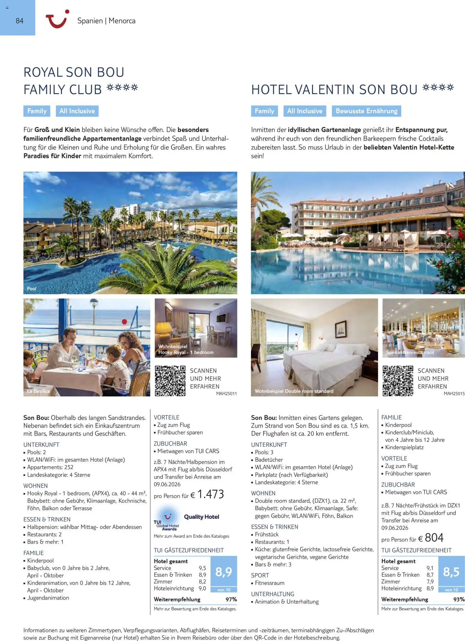 Aida  Südeuropa & Nordafrika 2026/27 – gültig ab 01.01.2026 | Seite: 84 | Produkte: Babybett, Küche