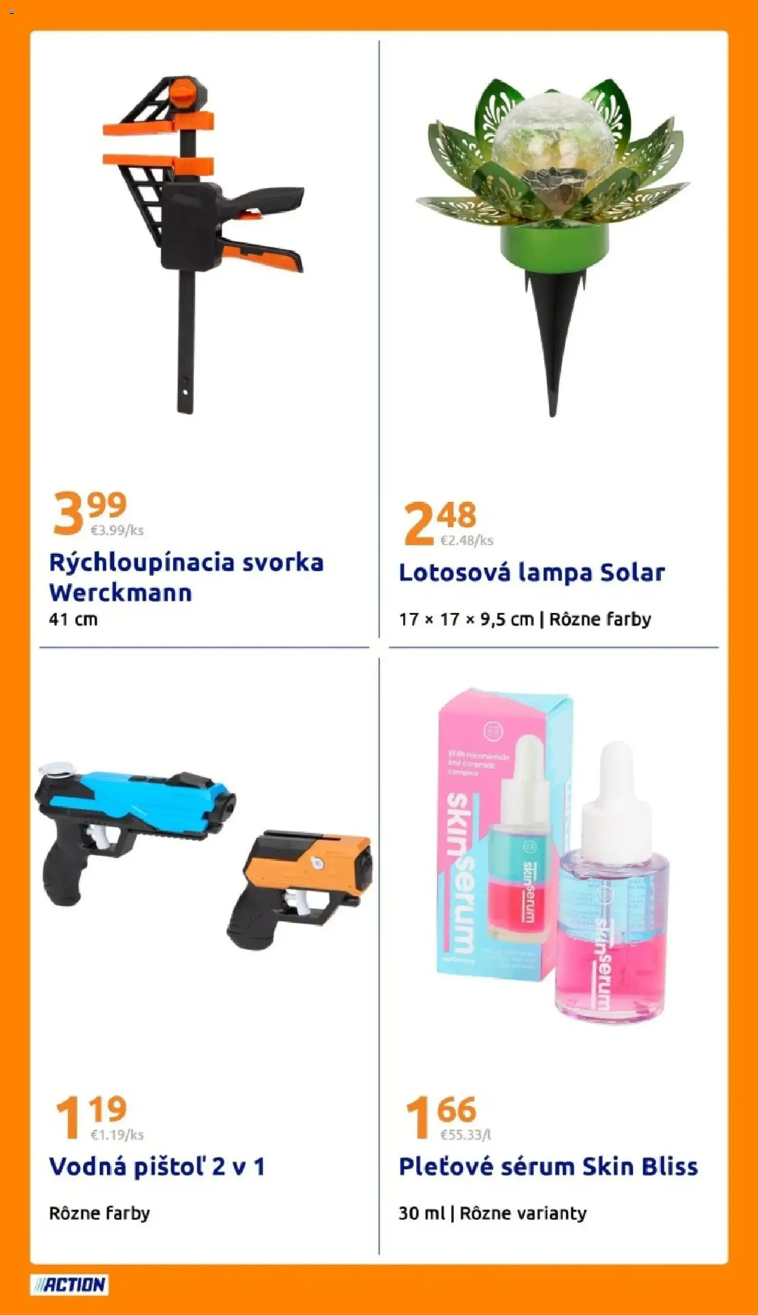 Nové Action akcie – leták je platný od 08.04.2026 | Strana: 27 | Produkty: Lampa