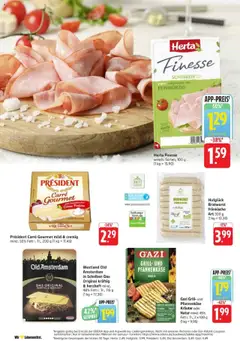 Edeka Prospekt 	 - gültig ab dem 04.08.2025 | Seite: 12 | Produkte: Bratwurst, Creme, Schinken, Herta finesse