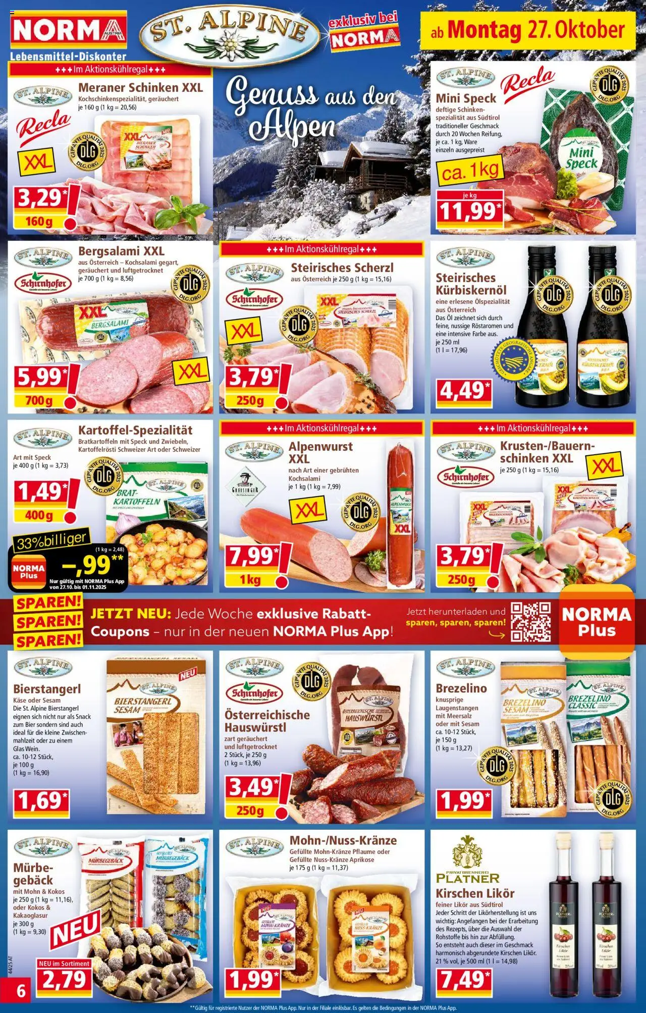 Norma Flugblatt gültig ab 27.10.2025 | Seite: 7 | Produkte: Accessoires tir à l’Arc, Käse, Schinken, Bier