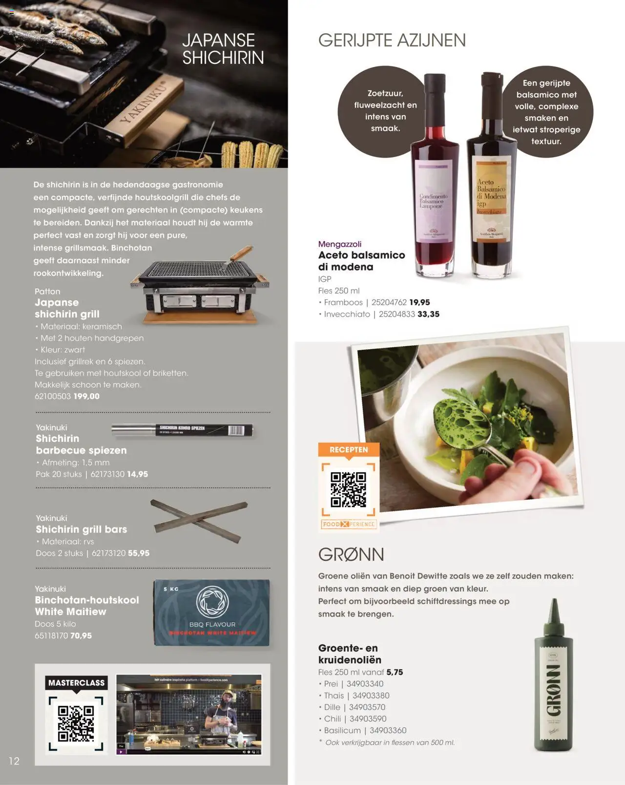 {H1} | Pagina: 12 | Producten: Fles, Prei, Grill, Oliën