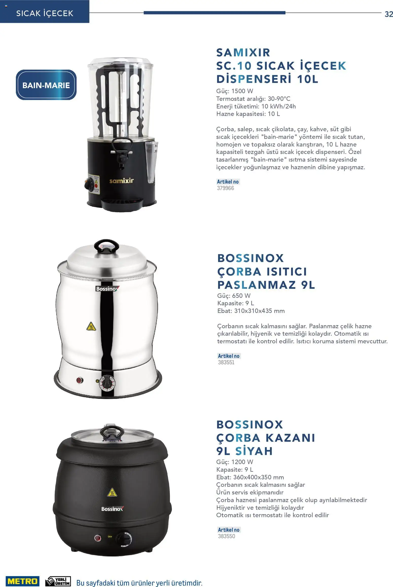 Metro - Profesyonel Çözümler - 26.12.2025 tarihinden itibaren geçerlidir | Sayfa: 32 | Ürünler: Süt