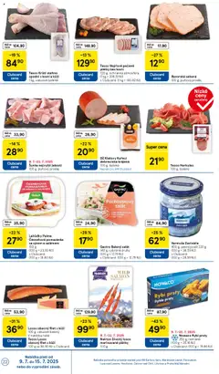 Tesco leták - Hypermarket od 09.07.2025 | Strana: 22 | Produkty: Šunka, Losos, Pomazánka, Rybí prsty