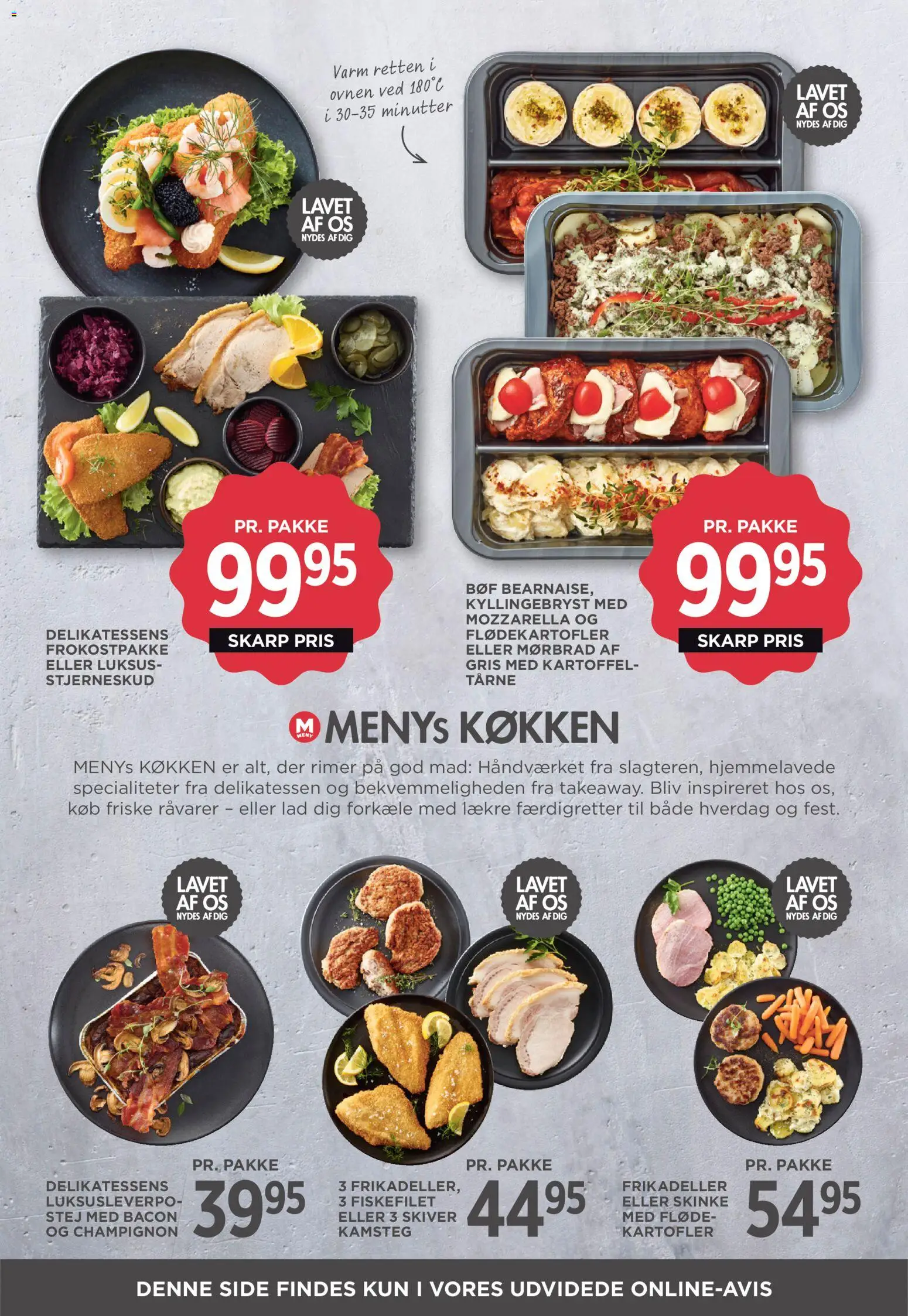 Meny tilbudsavis – gyldig fra 24.04.2026 | Side: 20 | Produkter: Fløde, Frikadeller, Bacon, Mozzarella
