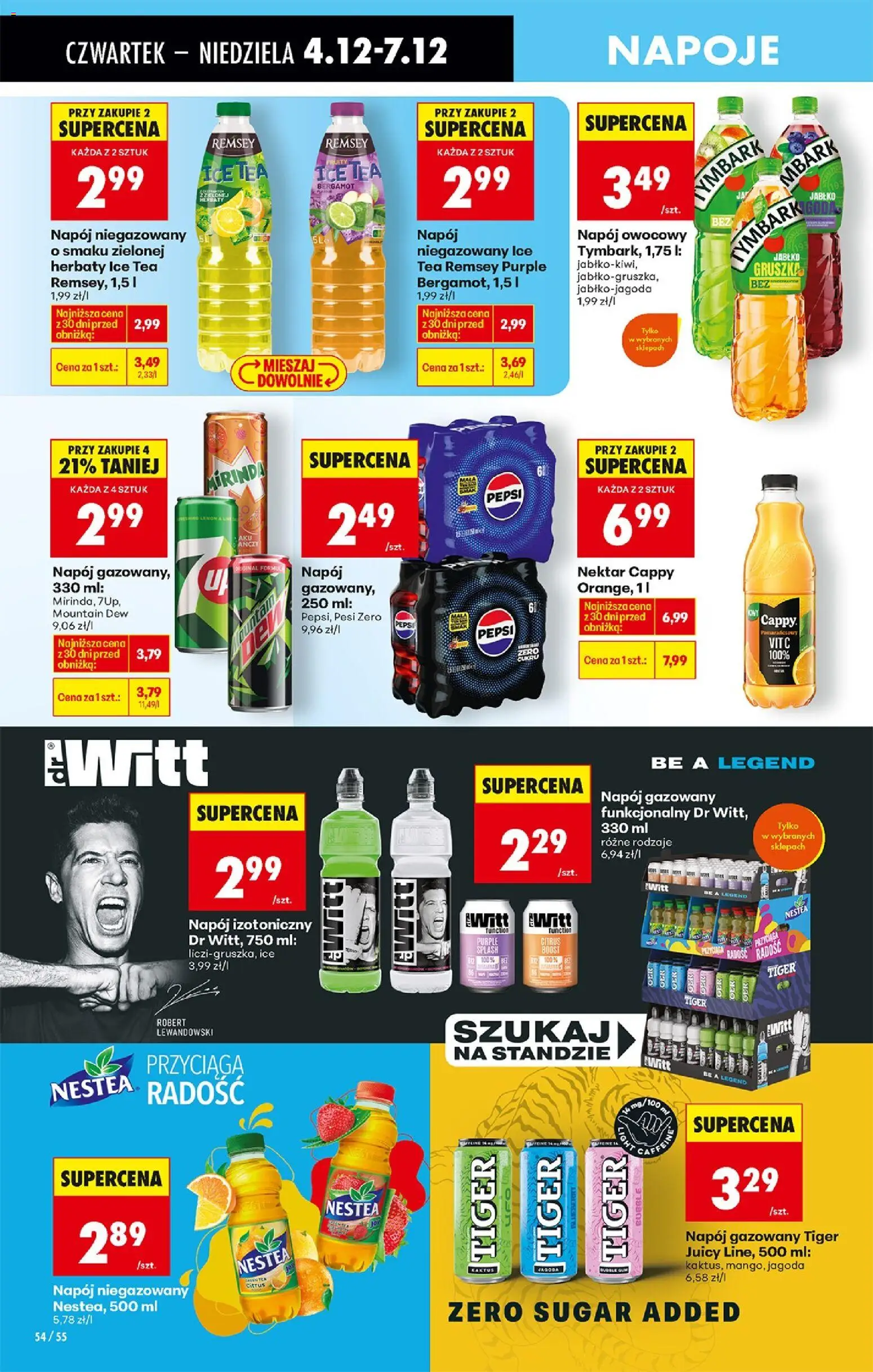 Biedronka gazetka - Oferta w tym tygodniu od 04.12.2025 | Strona: 68 | Produkty: Gruszka, Ice Tea, Napoje, Pepsi