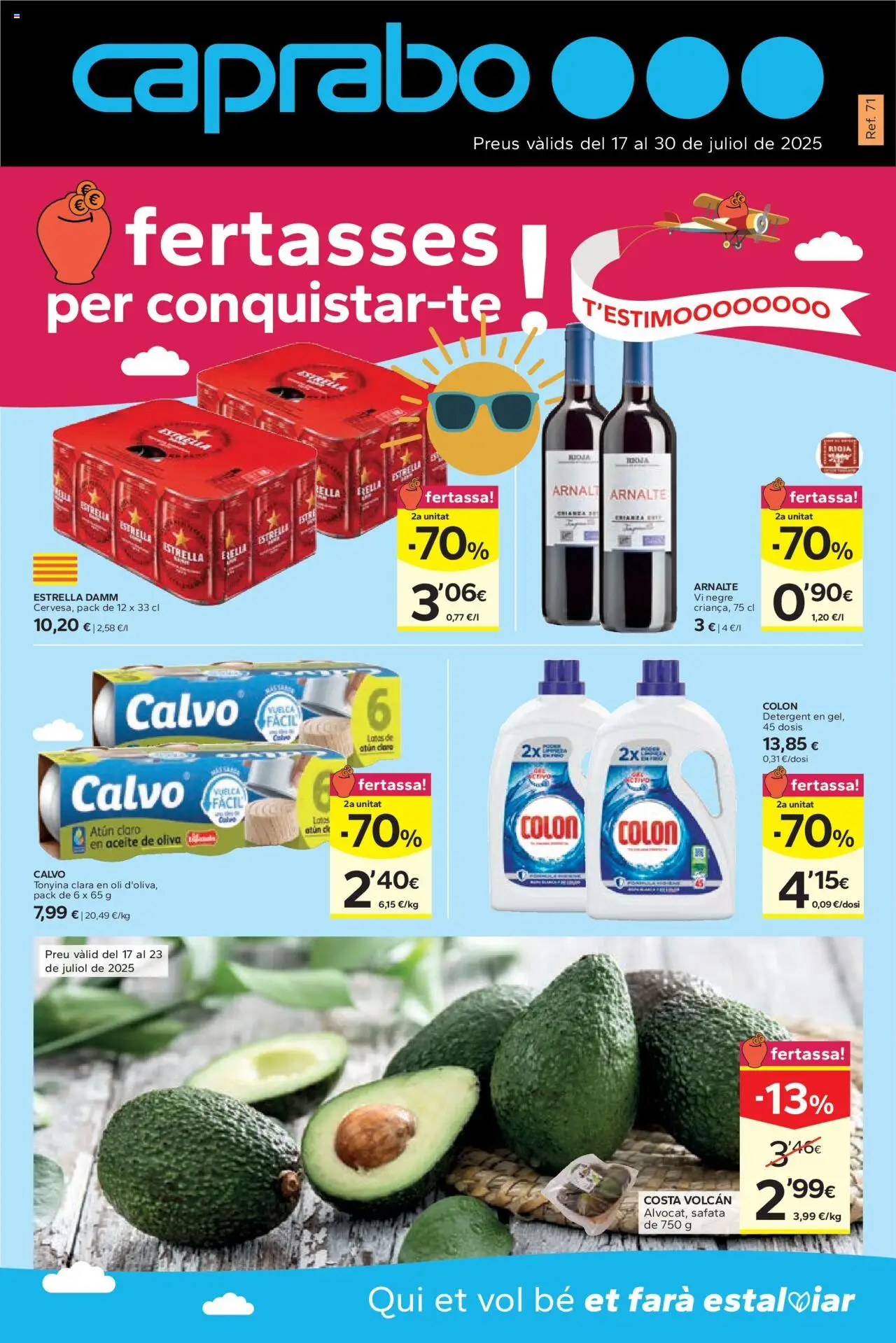 Caprabo - Ofertasses! │ válido desde el 17.07.2025 | Página: 1 | Productos: Aceite, Aceite de oliva, Atún claro