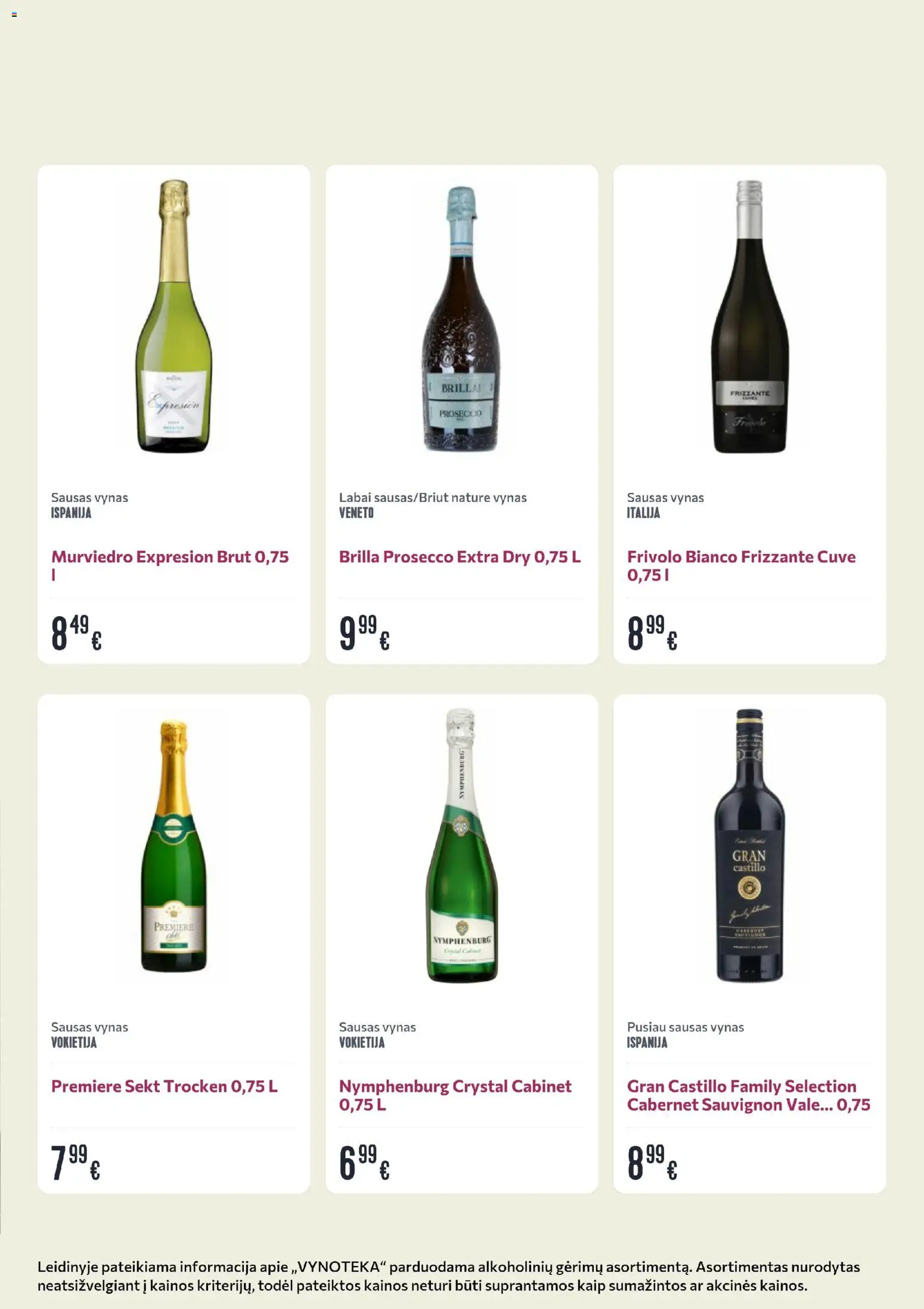 VYNOTEKA akcijos nuo 23.03.2026 | Puslapis: 12 | Prekių: Vynas