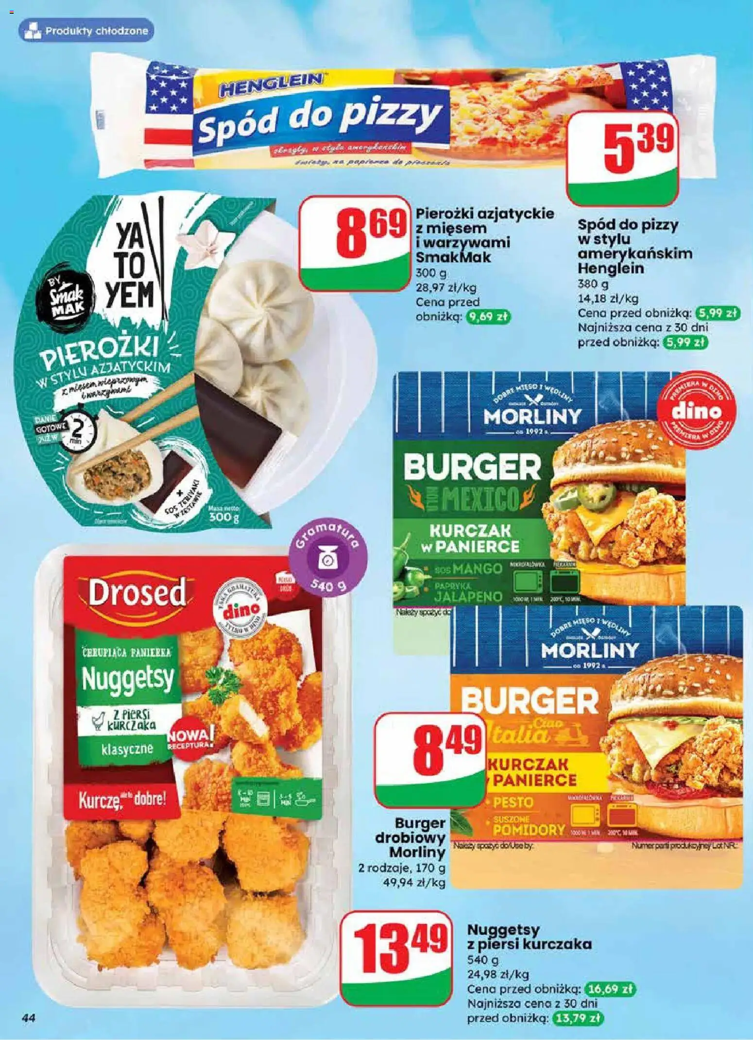 Dino gazetka od 18.03.2026 | Strona: 44 | Produkty: Mango, Sos teriyaki, Mięso, Nuggets