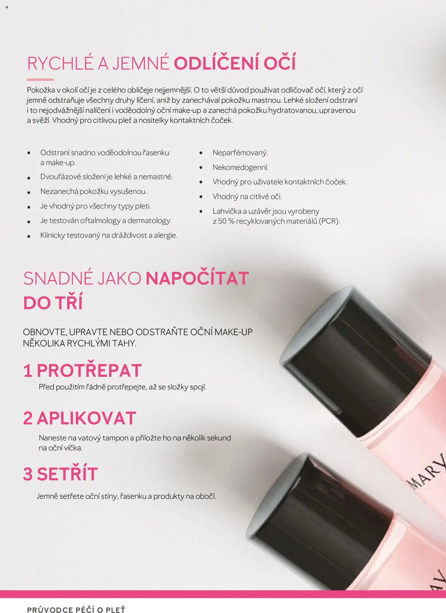 Mary Kay katalog - Průvodce péčí o pleť od 16.04.2026 | Strana: 50 | Produkty: Makeup, Lahvička