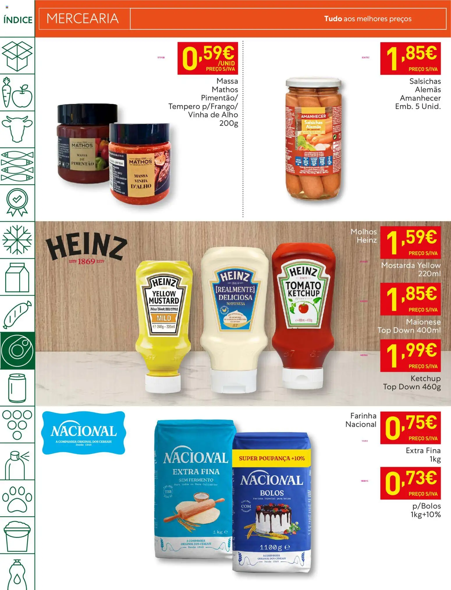 Recheio folheto │ válido de 27.01.2026 | Página: 26 | Produtos: Pimentão, Maionese, Cereais, Ketchup