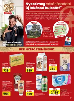 Spar akciós újság - amely érvényes a következő dátumtól: 16.04.2026 | Oldal: 17