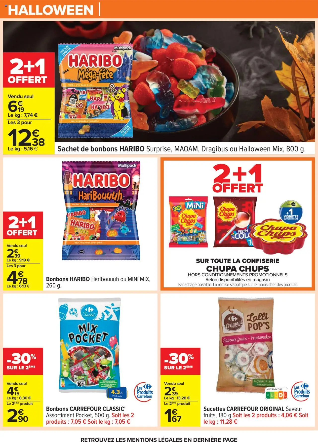 {H1} | Page: 7 | Produits: Bonbons Haribo, Bonbons, Chips