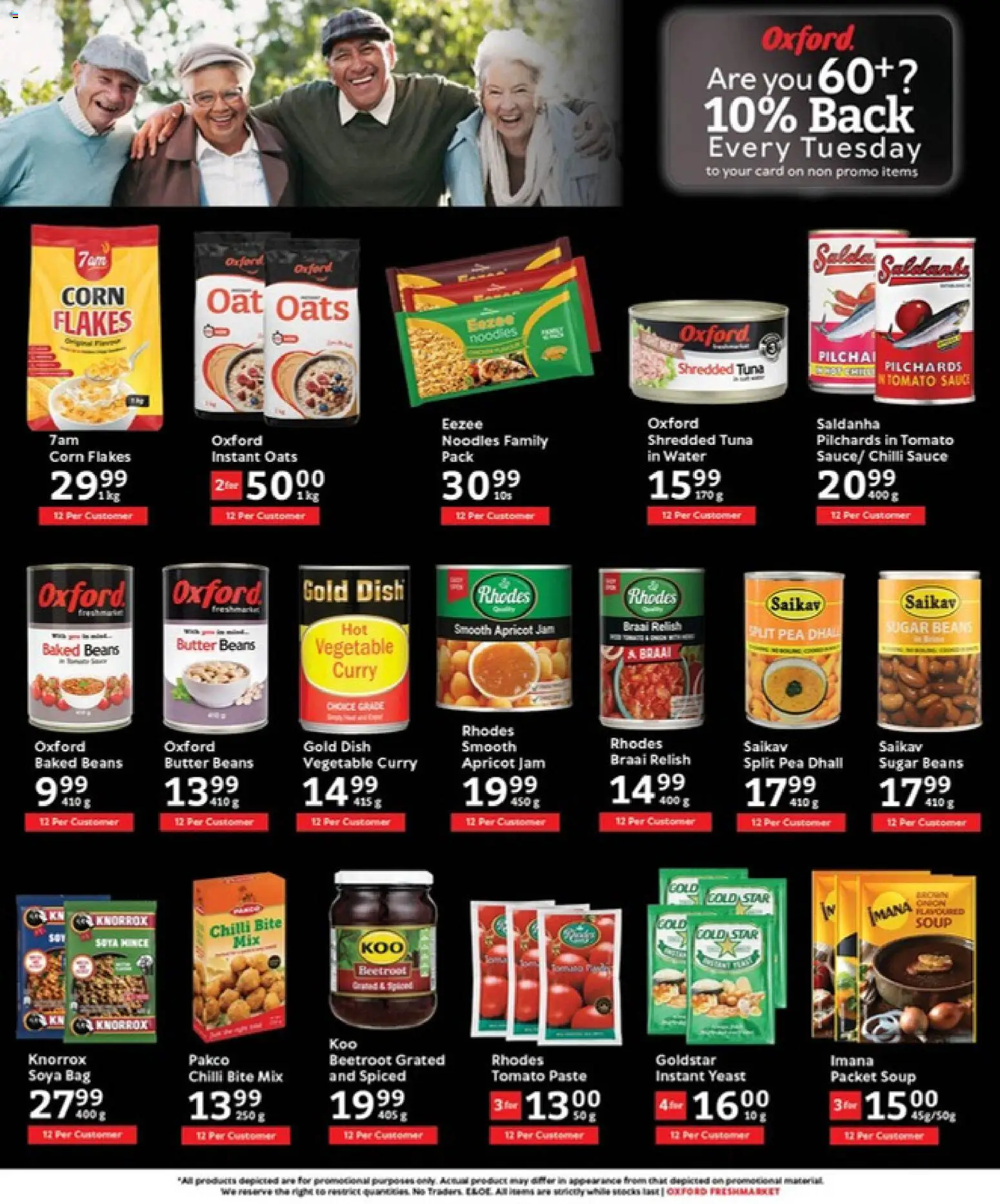 New Oxford Freshmarket catalogue – valid from 08.04.2026 | Page: 9 | Products: Pilchards, Baked beans, Noodles, Sauce