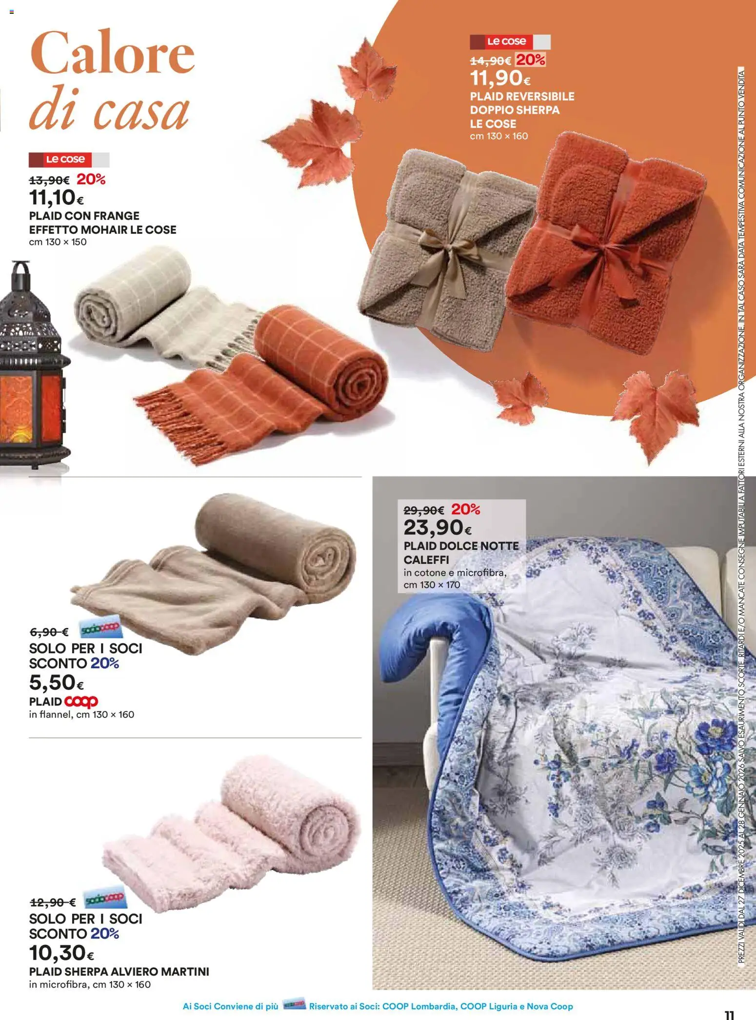Volantino Ipercoop del 27.12.2025 | Pagina: 11 | Prodotti: Plaid, Data
