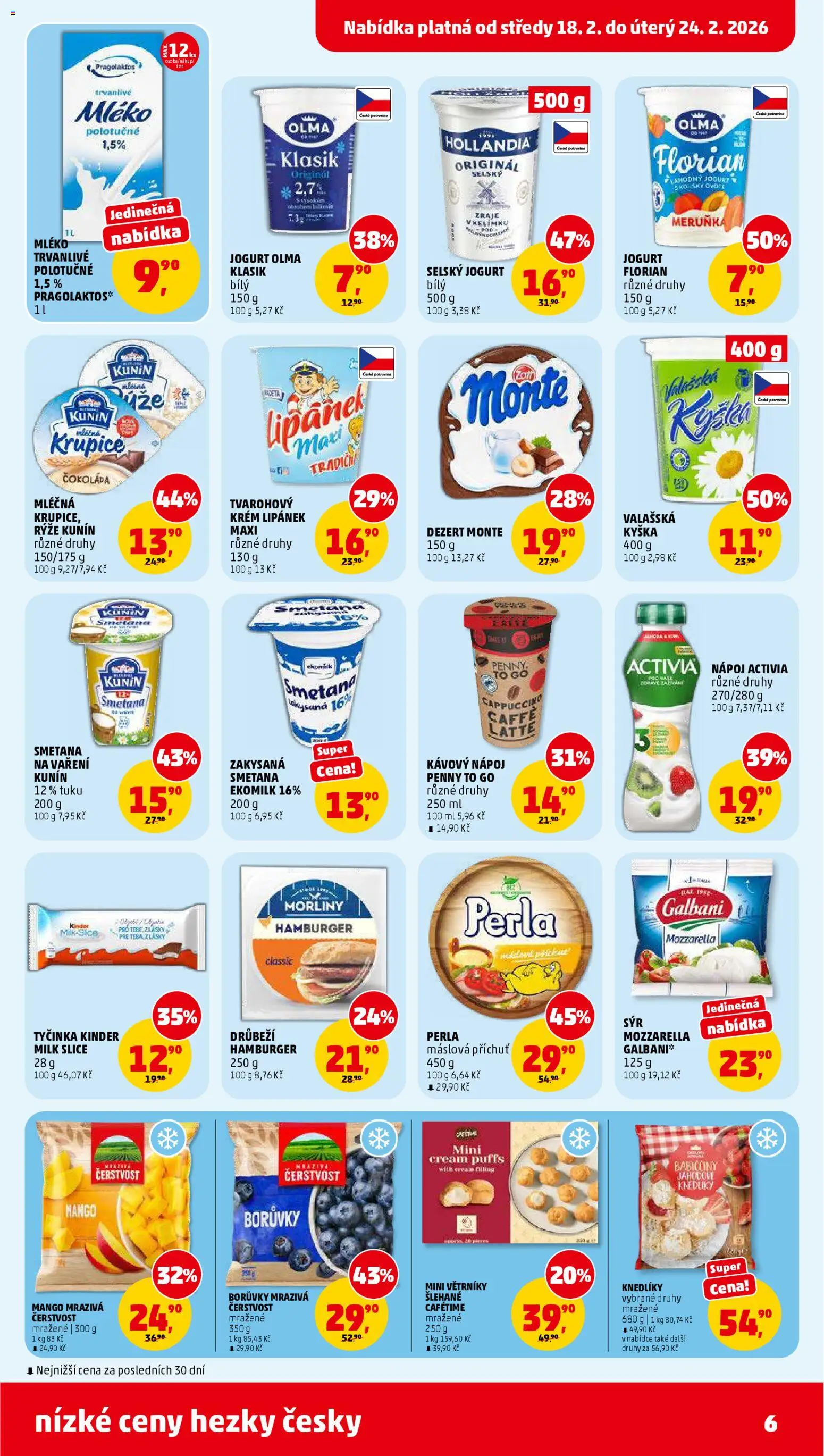 Penny Market leták - Čtvrtečník od 18.02.2026 | Strana: 6