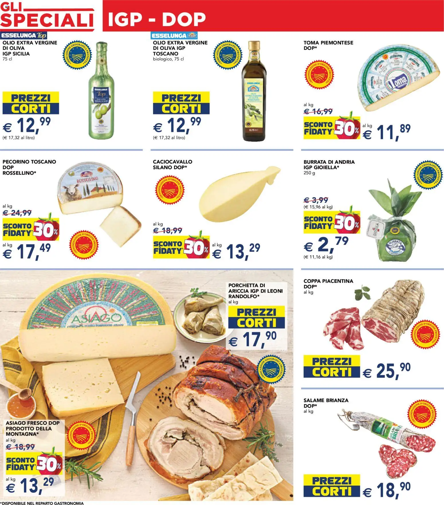Volantino Esselunga S del 15.01.2026 | Pagina: 11 | Prodotti: Porchetta, Salame, Olio, Top