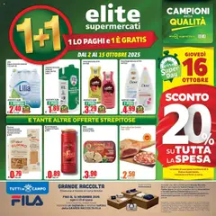 Anteprima del volantino Volantino Elite Supermercati	 valido a partire dal 02.10.2025