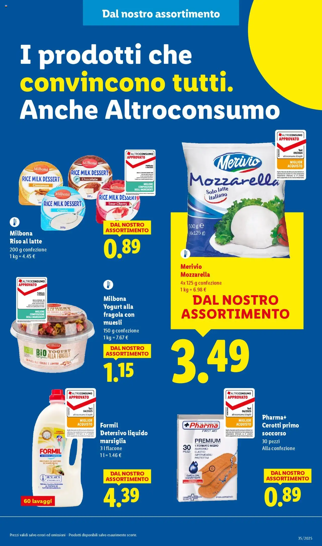 Volantino Lidl del 25.08.2025 | Pagina: 13 | Prodotti: Sapone, Fragole, Mozzarella, Elastici