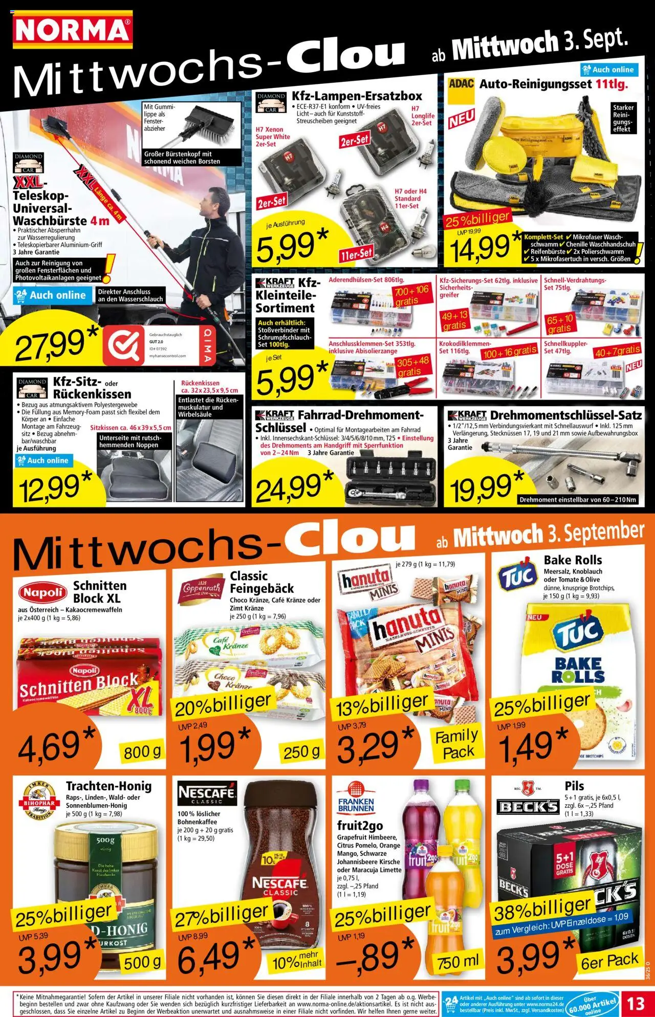 Norma Prospekt 	 - gültig ab dem 01.09.2025 | Seite: 13 | Produkte: Nescafe, Pils, Grapefruit, Limette