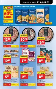 Pogląd oferty "Pierogi z mięsem Nasze Smaki, 400 lub Pierogi z kapustą i grzybami Nasze Smaki, 400 g, Dumplings with meat or dumplings with cabbage and mushrooms" - ważna od 12.02.2026 | Strona: 55