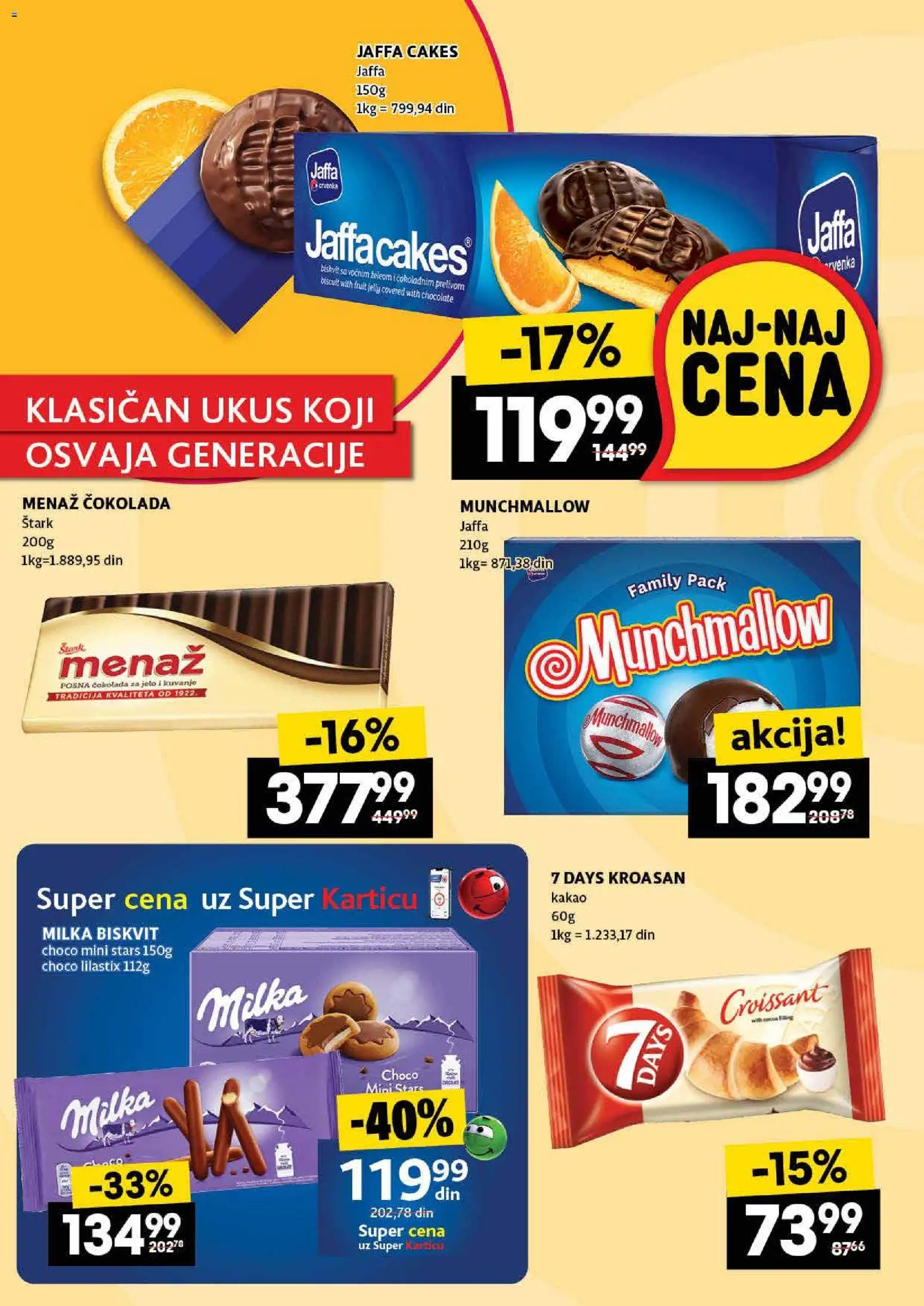 Idea katalog - važi od 23.10.2025 | Strana: 20 | Proizvode: Milka, Munchmallow, Kroasan, Čokolada
