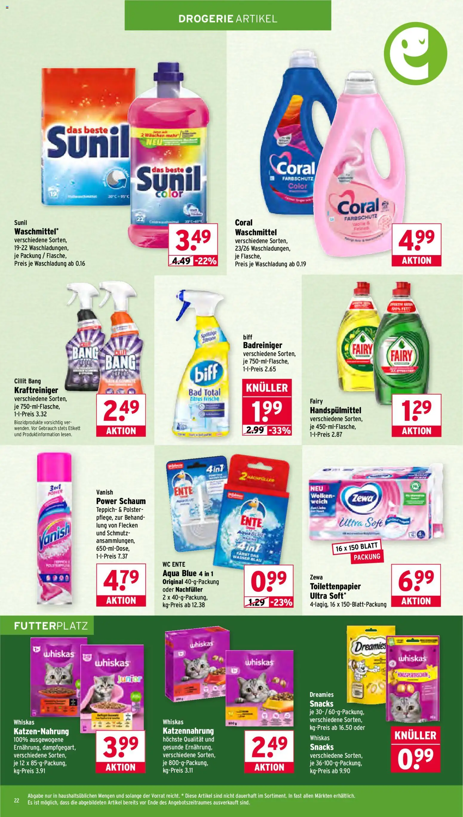 Wasgau Prospekt 	 – gültig ab 23.03.2026 | Seite: 22