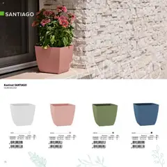 Kvetináč SANTIAGO, recyklovaný plast │ platný od 07.02.2025 | Strana: 18
