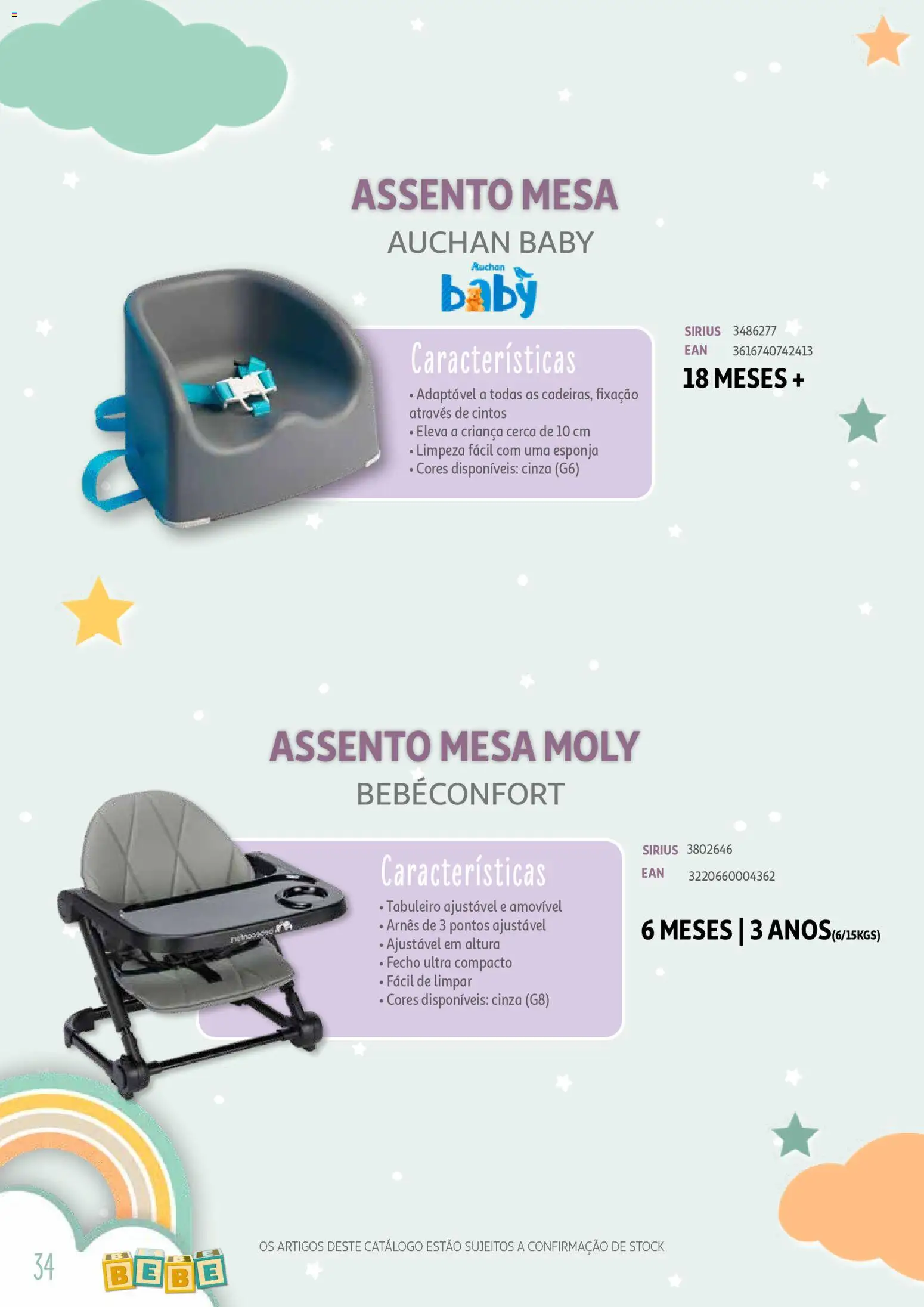 Auchan - Catálogo Puericultura │ válido de 13.01.2026 | Página: 34 | Produtos: Esponja, Mesa