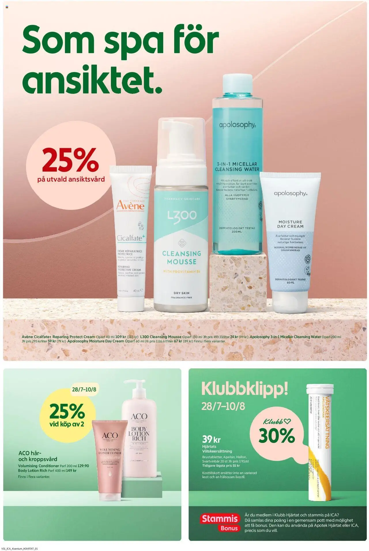 ICA Kvantum reklamblad aktuell från 28.07.2025 | Sida: 8 | Produkter: Mousse, Body lotion