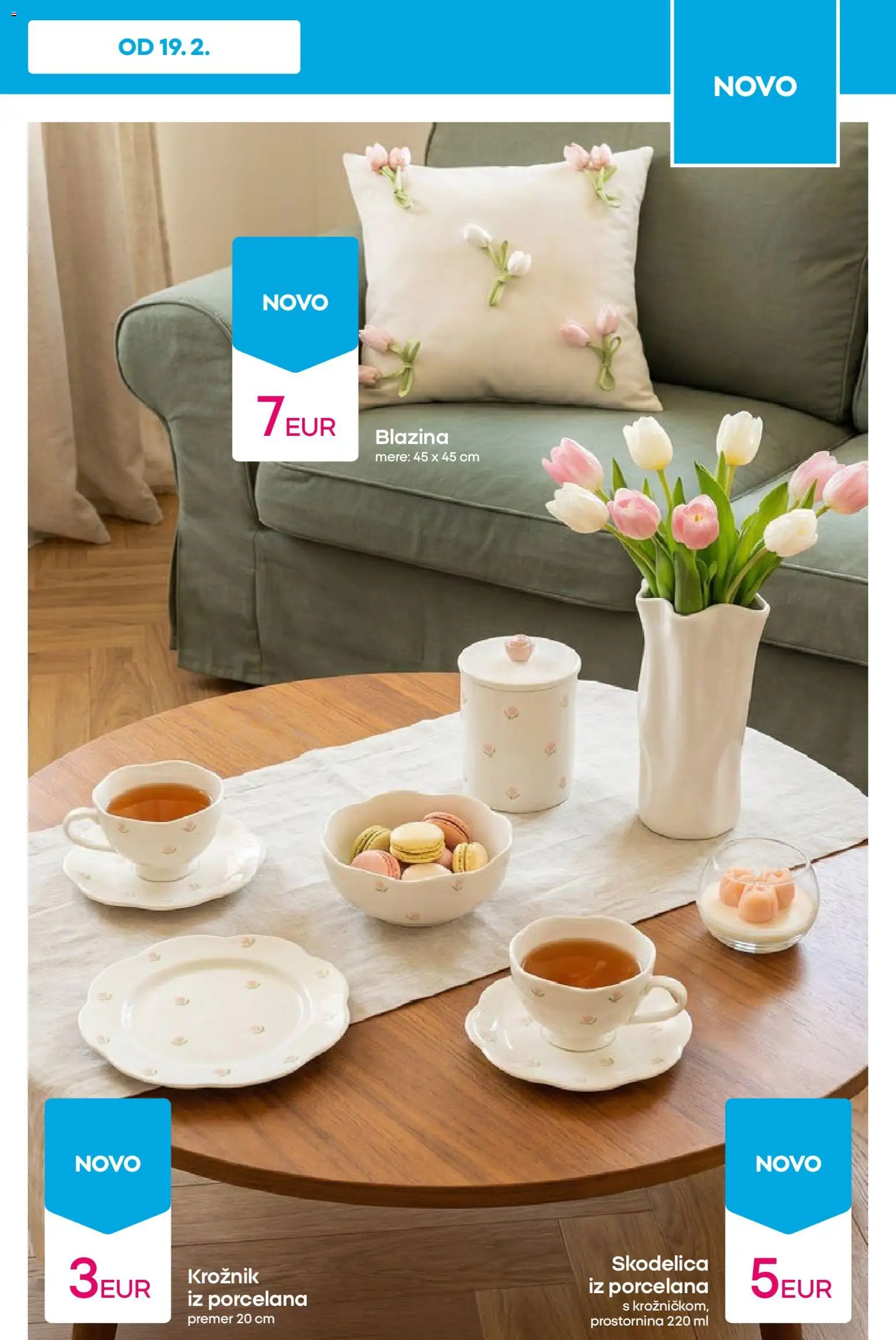Novi Pepco katalog ponudbe – veljaven od 26.02.2026 | Stran: 13 | Izdelki: Skodelica, Blazina