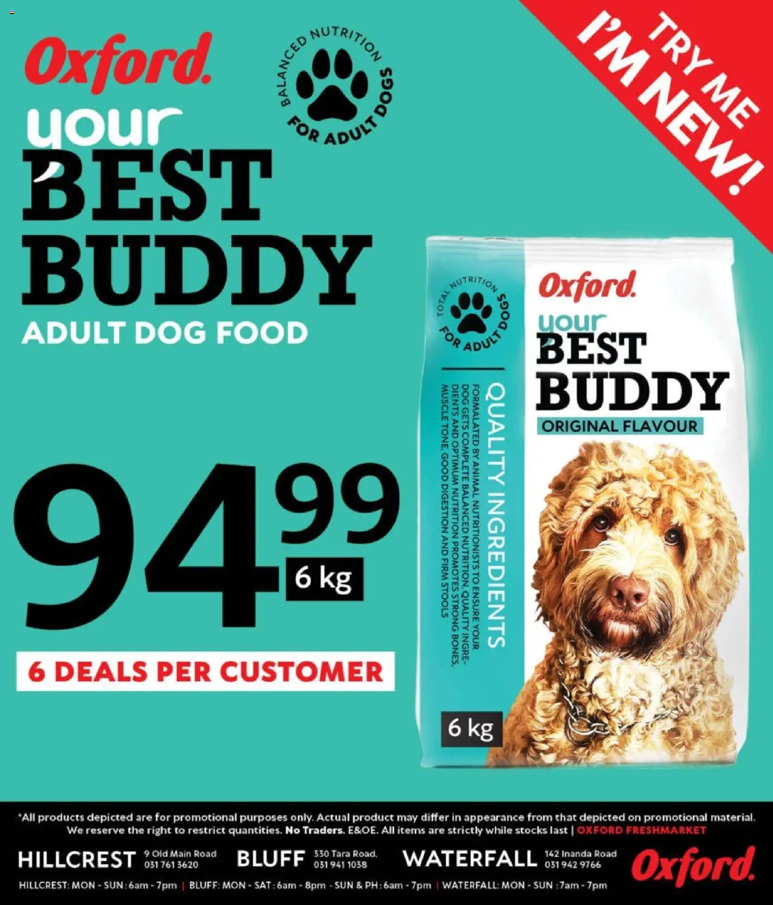 New Oxford Freshmarket catalogue – valid from 08.11.2025 | Page: 6 | Products: Dog food
