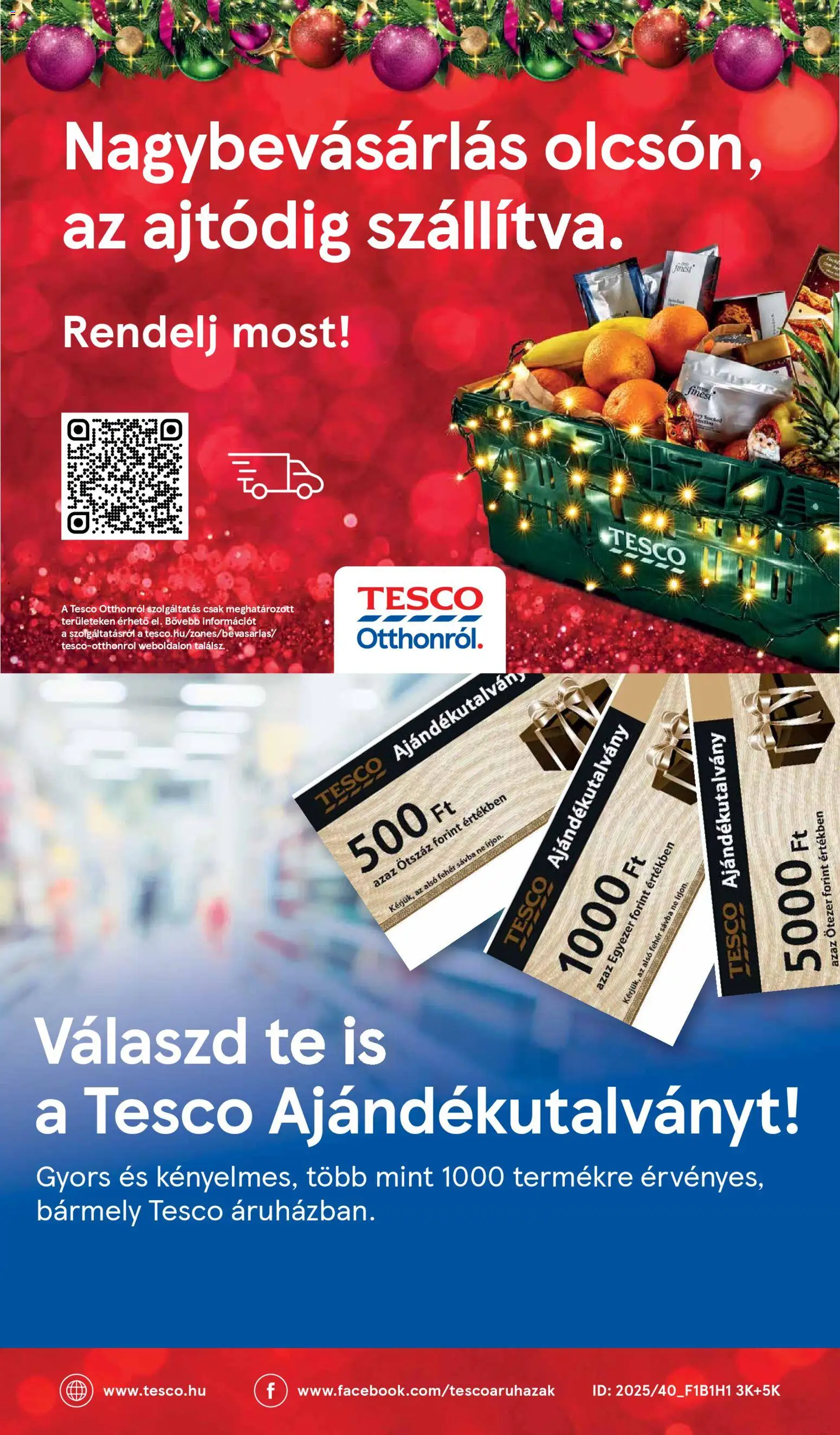 Tesco akciós ujság - amely érvényes a következő dátumtól: 26.11.2025 | Oldal: 52