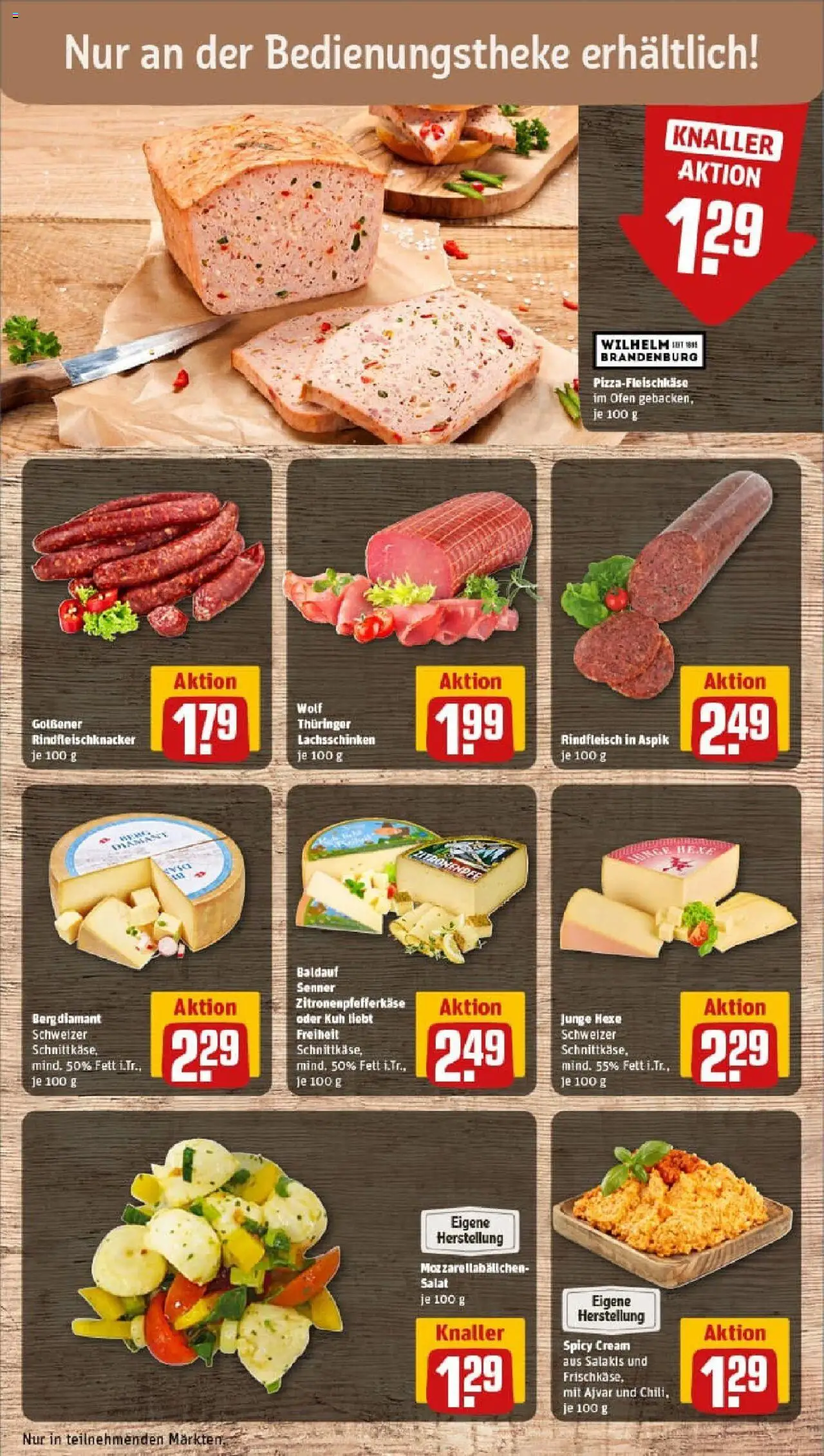 Rewe prospekt Jena / Lobeda	 - gültig ab dem 27.07.2025 | Seite: 15 | Produkte: Mozzarella, Salakis, Chili, Rindfleisch
