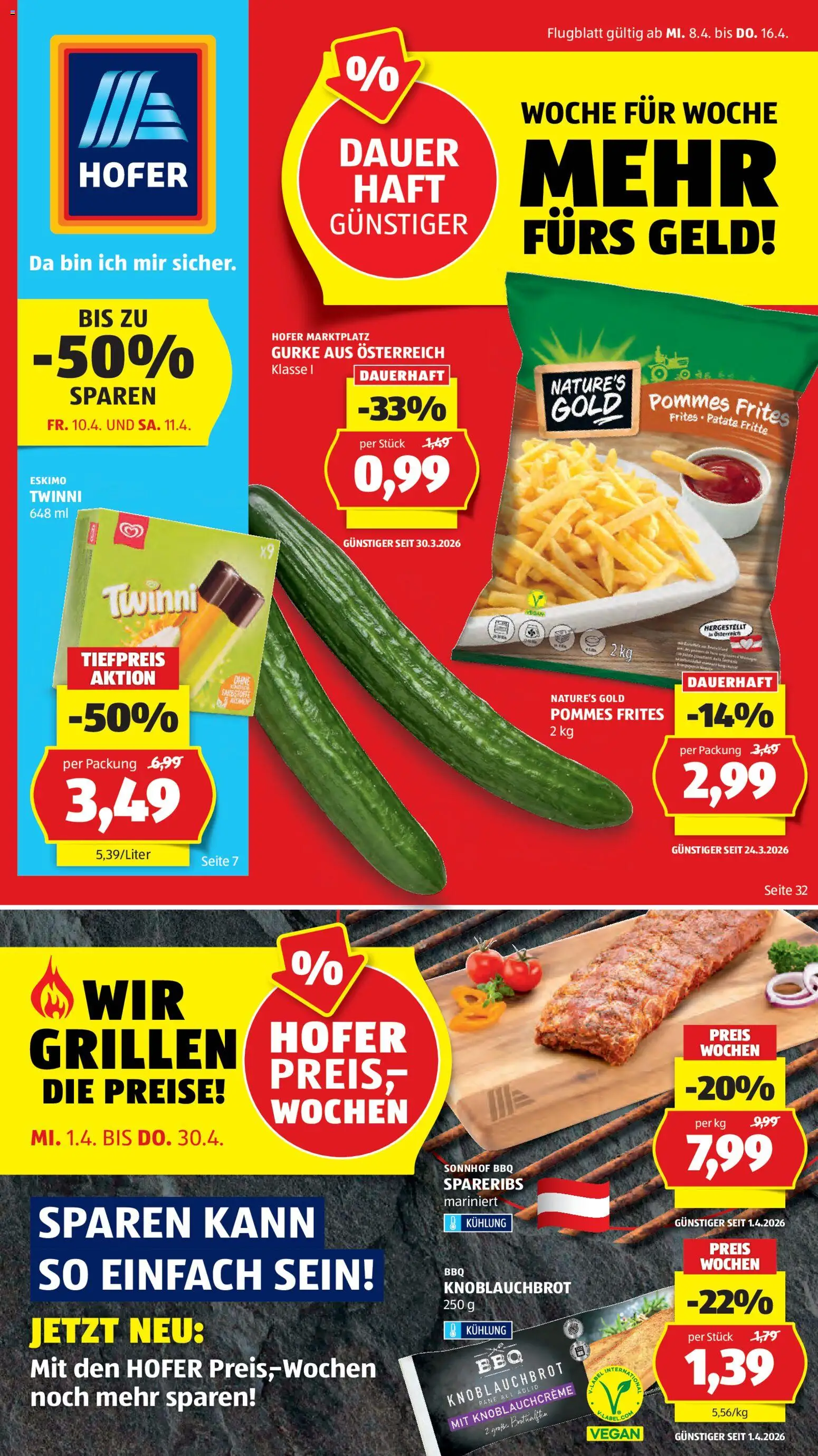 Hofer Flugblatt gültig ab 08.04.2026 | Seite: 1