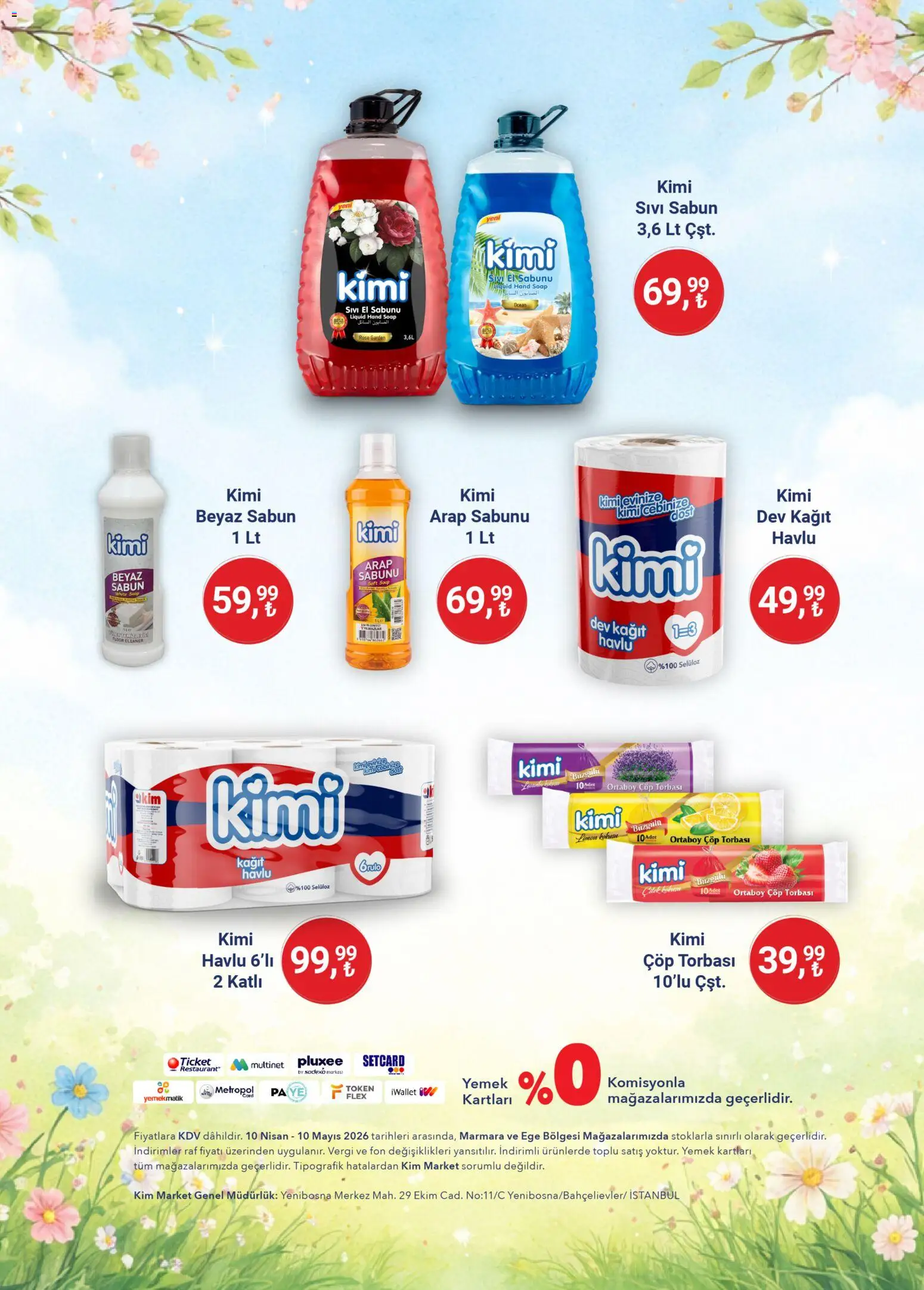 Kim Market - Bahar ınsert - 10.04.2026 tarihinden itibaren geçerlidir | Sayfa: 5 | Ürünler: Arap sabunu, Sabun, Kağıt havlu, Limon