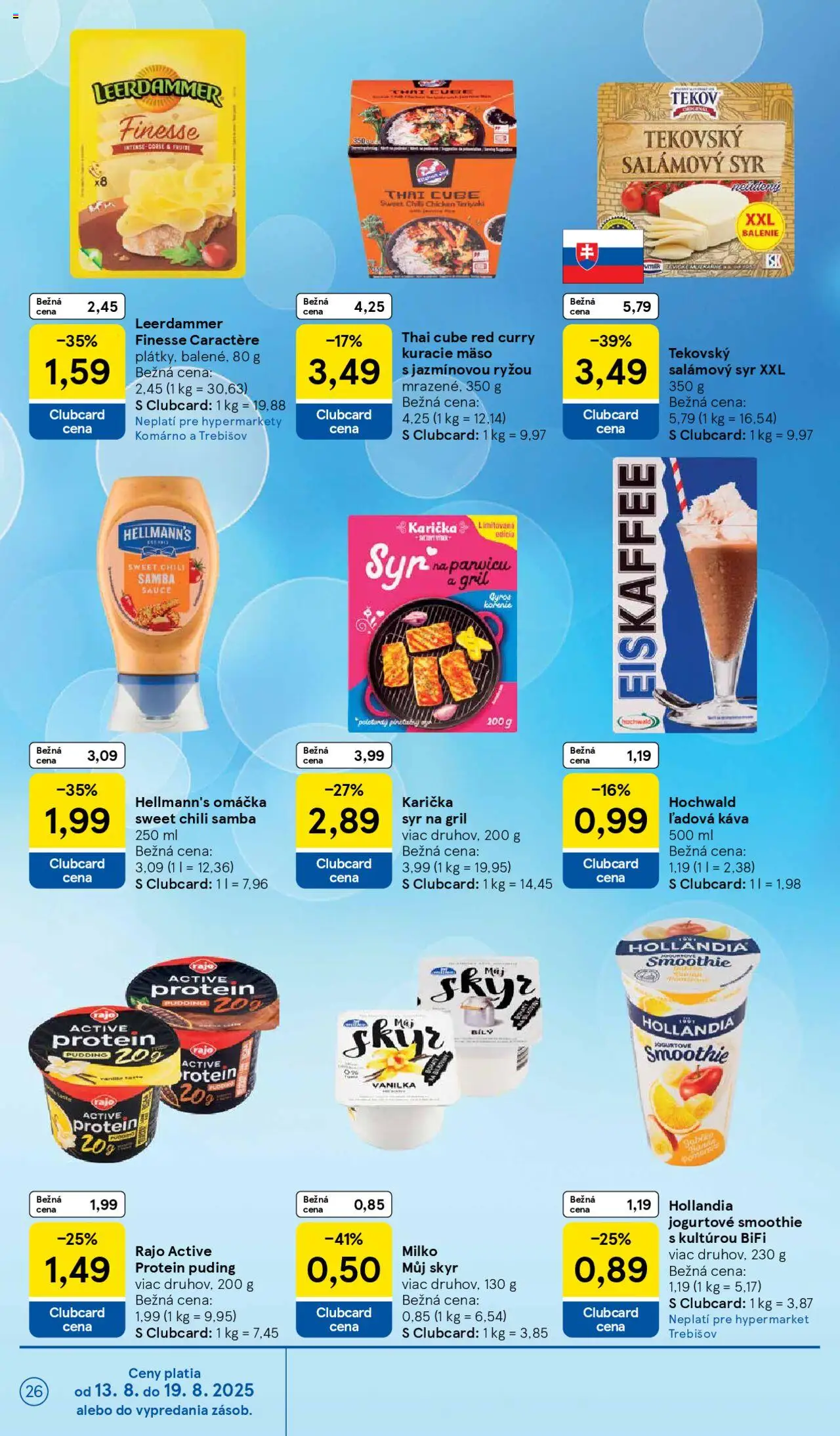 Tesco Hypermarket - leták │ platný od 13.08.2025 | Strana: 26 | Produkty: Gril, Káva, Protein, Puding