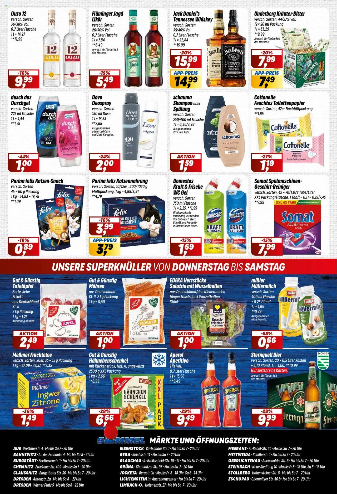 Simmel Prospekt 	 – gültig ab 22.09.2025 | Seite: 8 | Produkte: Spülung, Duschgel, Deospray, Underberg