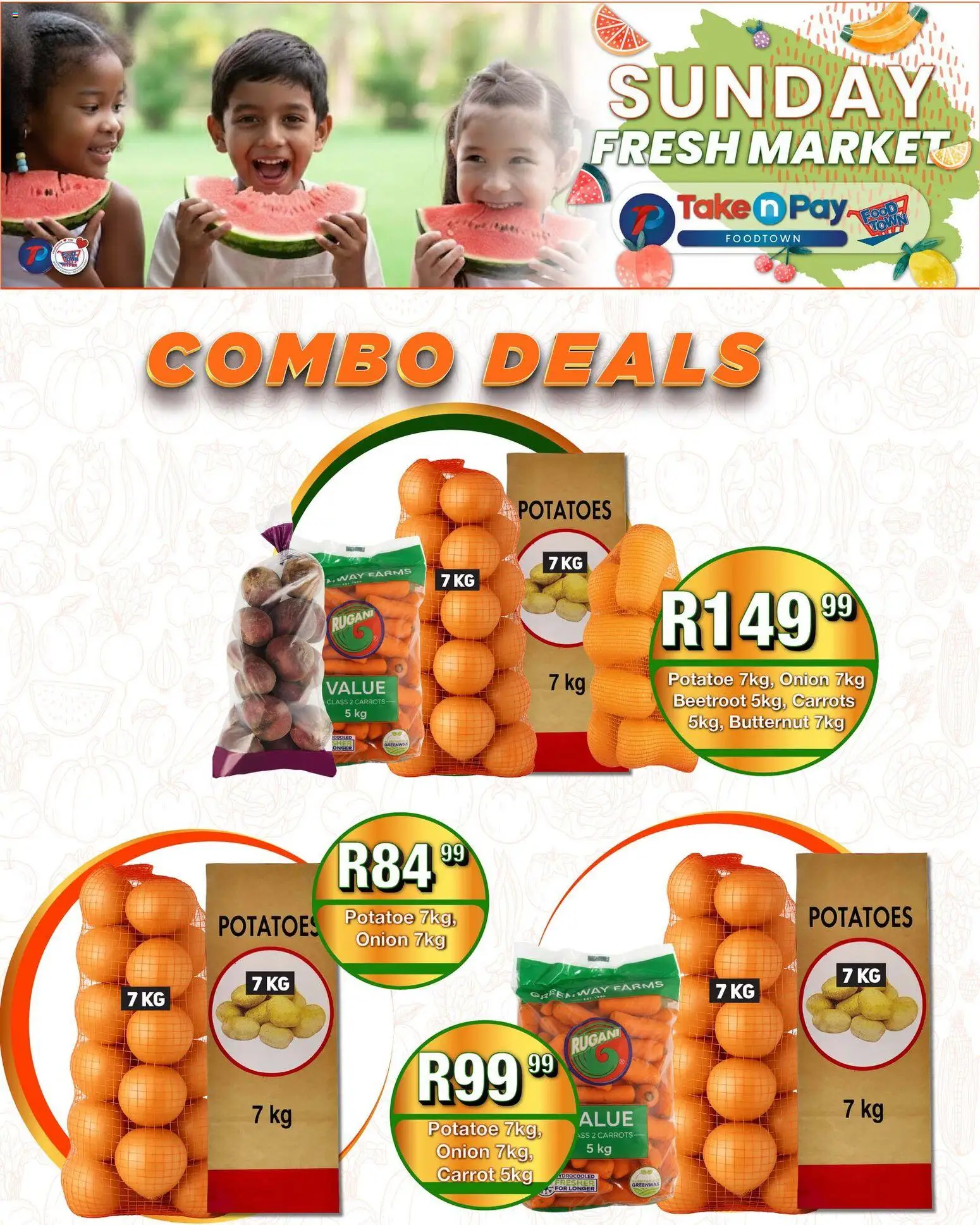 New Take n Pay catalogue – valid from 18.01.2026 | Page: 7 | Products: Carrots, Potatoes