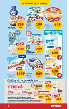 PENNY akciós újság - amely érvényes a következő dátumtól: 29.04.2026 | Oldal: 7