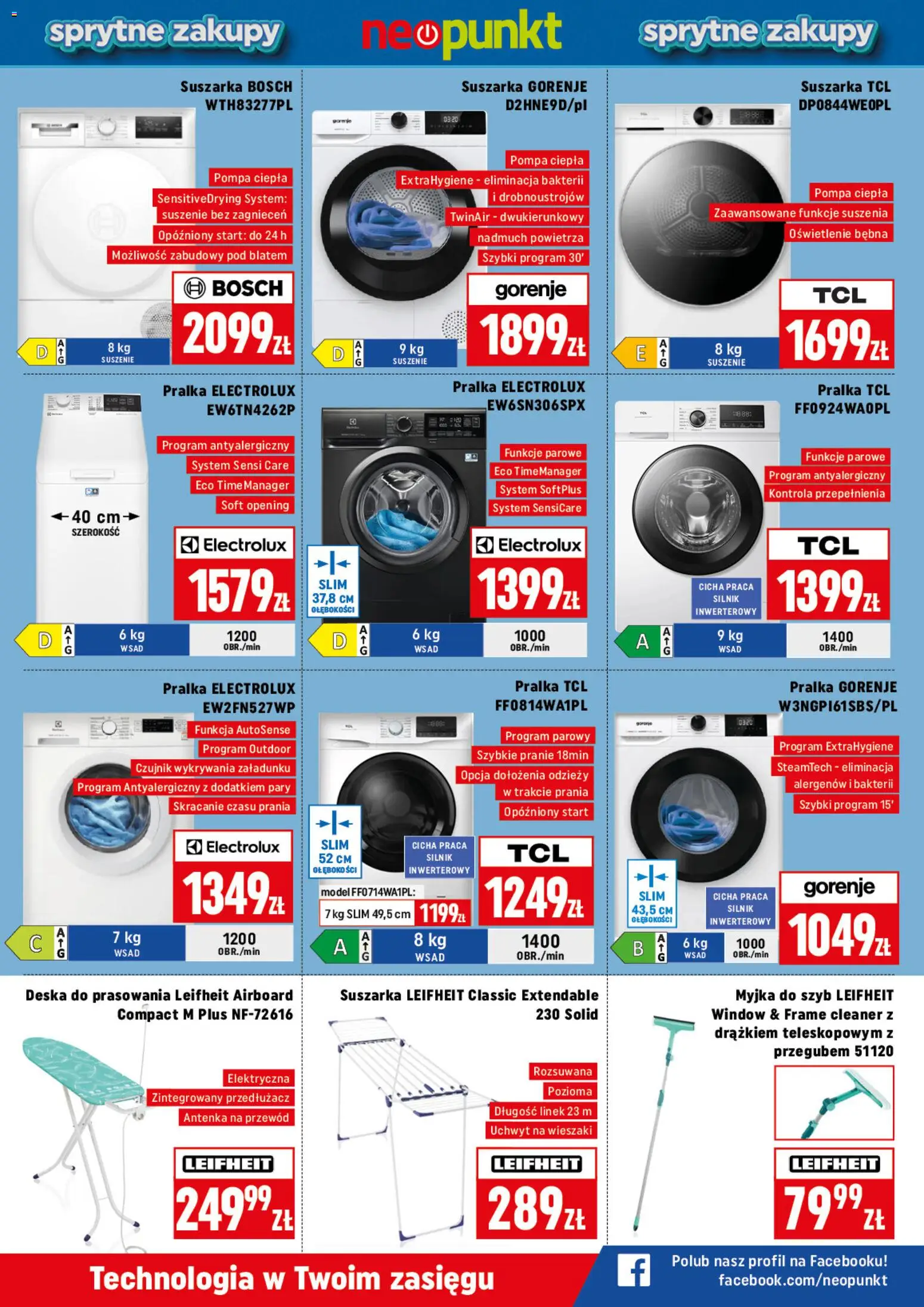 Neopunkt gazetka od 02.03.2026 | Strona: 8 | Produkty: Suszarka, Cleaner, Przedłużacz, Wieszaki